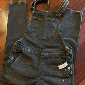 OldNavy:   O.G. Workwear Black-Wash Jean Overalls for Women